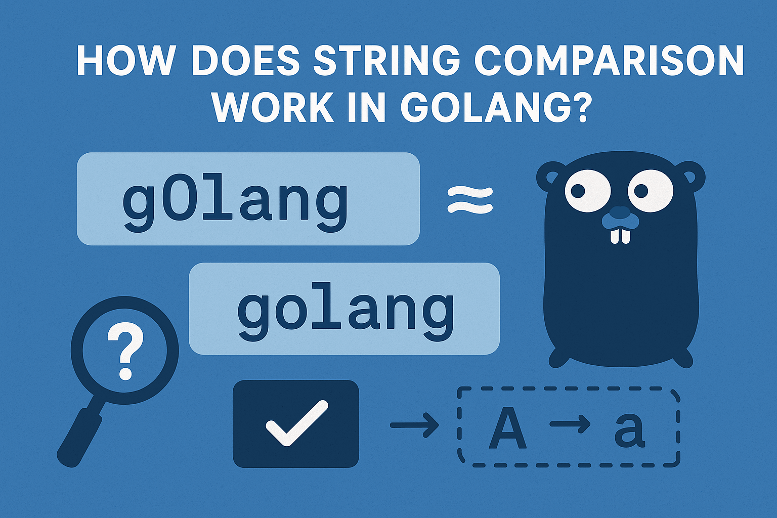 How Does String Comparison Work in Golang?